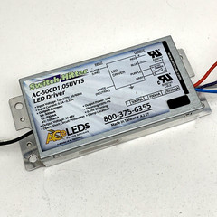 ACE AC-50CD1.05UVTS Dimming 50W LED Driver Switchable 500-700-1050mA, 33-48VDC