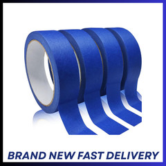 4 Rolls Blue Painter’s Tape 0.94″ x 22 Yds Masking Paint Tape No Residue