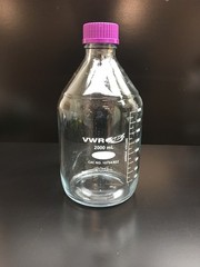 VWR Cat No 10754-822 Media/Storage Bottles 2000mL Lot 5 PCS