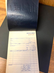 Vintage New England Business Services Duplicate Cash Receipt Book Carbon Paper