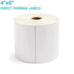 40 Rolls 4×6 Direct Thermal Shipping 10000 Labels For Zebra 2844 Eltron ZP450 US