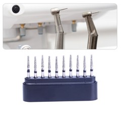 AZDENT Dental Diamond FG Burs High Speed Handpiece Bur Super Coarse Drill 20Size