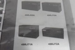 Westward 48RJ69 4 Drawer 285 Lb Load Capacity Red Steel Light Duty Top Chest