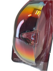 Husky Polarized Outdoor High Impact Resistant Half Frame Safety Glasses in Red