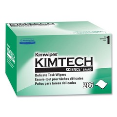 1-Ply Unscented Kimwipes – Light-Duty Wipers for Labs, 286 Efficient Dispensing