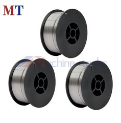 3 Pack E71T-GS .035 Inch 2 Pounds Gasless Mild Carbon Steel Welding Wire