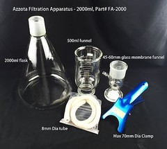 Azzota® Filtration Apparatus, 2000ml, 2L