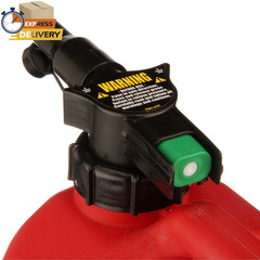 2.5 Gallon Gasoline Can with Auto-Stop Nozzle and Flame Mitigation ✅ 👈