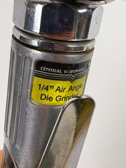 Central Pneumatic 1/4 in Air Angle Die Grinder Pneumatic Right Angle Grinder