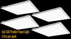 2×2 LED Flat Panel Light Selectable Color Temperature 3500K/4000K/5000K 40W Dim