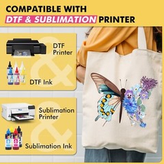 Koala DTF Film 8.5×11 Clear Sublimation Paper 200 Sheets Direct to Film for Dark