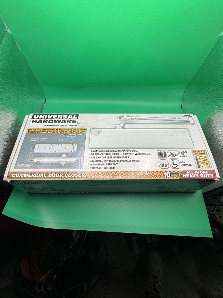 Universal Hardware Aluminum Finish Commercial Door Closer Heavy Duty UH4031