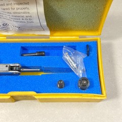 Vintage Peacock Dial Test Indicator Set .0005″ #2000 w/ Case Japan