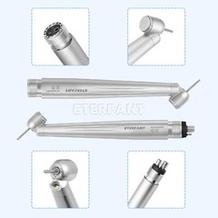Dental LED 45° Degree Surgical High Speed Handpiece 2/4H Push Button E-generator