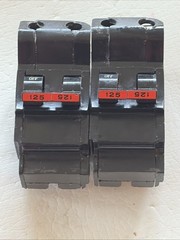 FEDERAL PACIFIC NA2125 2 Pole 125 AMP NA Stab-Lok MAIN FPE NA2P125 2PNA125
