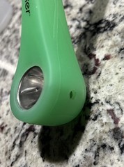 PieceMaker Silicone Pipe Glow In The Dark Green New See Description