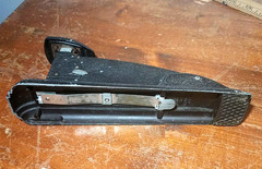 VINTAGE SWINGLINE SPEED PRODUCTS STAPLER Black Textured Finish Working
