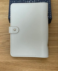 Filofax The Original Personal Organizer Bible Size Stone Authentic