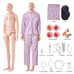 VEVOR Male/Female Manikin Model Anatomical Nursing Training Patient Care Teach