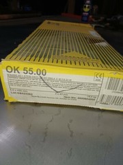 ESAB 1/4″x 18″ E7018-1H4 R, 14.3 lb box, 7018 welding electrodes