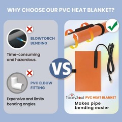 Electric PVC Heating Blanket – ½”-1½” 120V