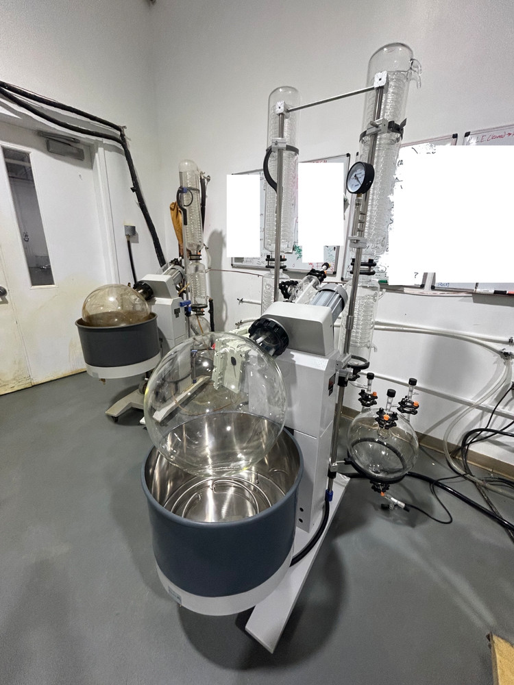 50L Rotary Evaporator Explosion Proof Motor, double condenser, spare glass