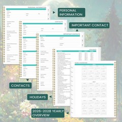 2026-2027 Monthly Planner – 9″ x 11″ JUL 2026 – DEC 2027(18 Months) | Planner…