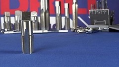 Drill America 1/8″ Carbon Steel NPT Pipe Tap and R High Speed Steel Drill Bit
