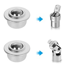 16PCS 5/8 Inch Stainless Steel Ball Transfer Bearing Casters Universal Base …