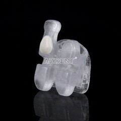 AZDENT Dental Orthodontics Ceramic Brackets 5*5 MBT / Roth.022 Hooks 3-4-5