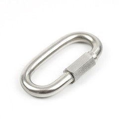 4PCS M8 5/16 Inch Quick Link Chain Connector Stainless Steel 316 Quick Links