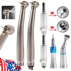 NSK Style Dental LED High/Low Speed Handpiece Straight Contra Angle Air Motor