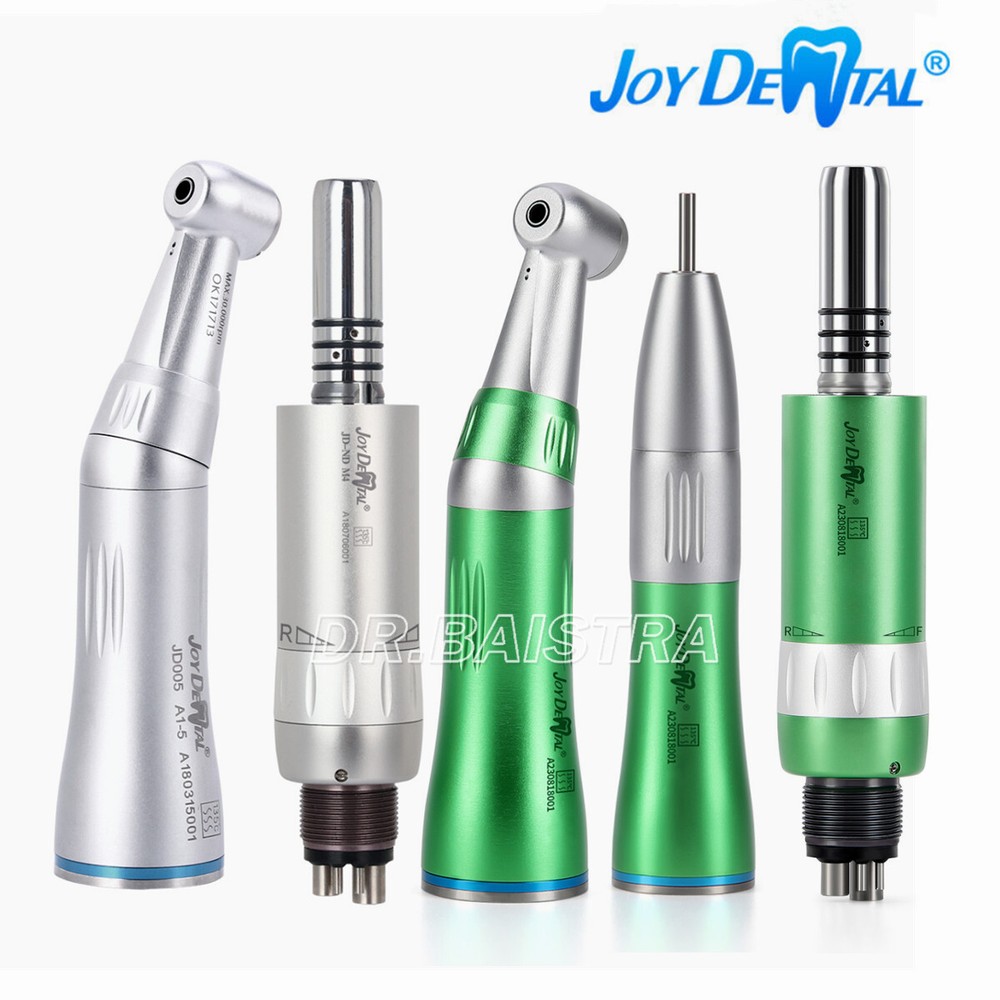 Dental Slow Speed Handpiece Inner Water Contra Angle/ Straight/ Air Motor 4-Hole