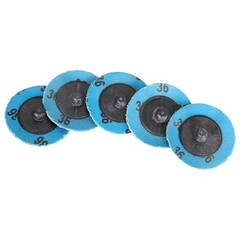 51Pcs 2″ Roll Lock Die Grinder Quick Change Sanding Disc 36 60 80 120 240 Grit
