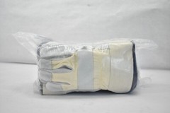 Lot of 12 Pairs PIP Gray/White XL Split Cowhide Leather Work Gloves 11″ Size XL