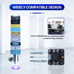 40W Fixed Focus Laser Module 450nm For CNC 3018pro Engraving Cutting Machine