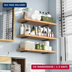 Goovilla Heavy Duty Floating Shelf Brackets 6 Inch for 2×4″ Wood Stud, 4 Pack L