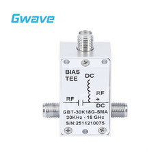 30 KHz to 18 GHz SMA Bias Tee Rated to 500 mA And 50 Volts DC