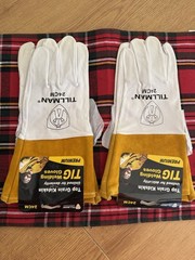 2 Pair Medium Tillman Top Grain Kidskin TIG Welding Gloves Premium 24CM Nuevo