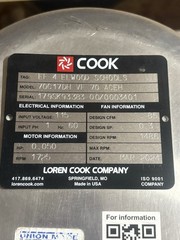 Loren Cook Roof Top Exhaust Fan -loren cook 70c17dh vf 70 aceh – New/Open Box