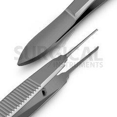 Castroviejo Suturing Forceps 4″ 0.6mm 1×2 teeth Surgical Instrument German Grade