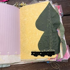 Fairy Junk Journal Silver Pink Boho Woodland Grungy Softcover 3 Signatures