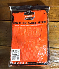 Ergodyne GloWear Safety Vest 4XL/5XL 8248Z High Visible Sleeveless ANSI Class R2