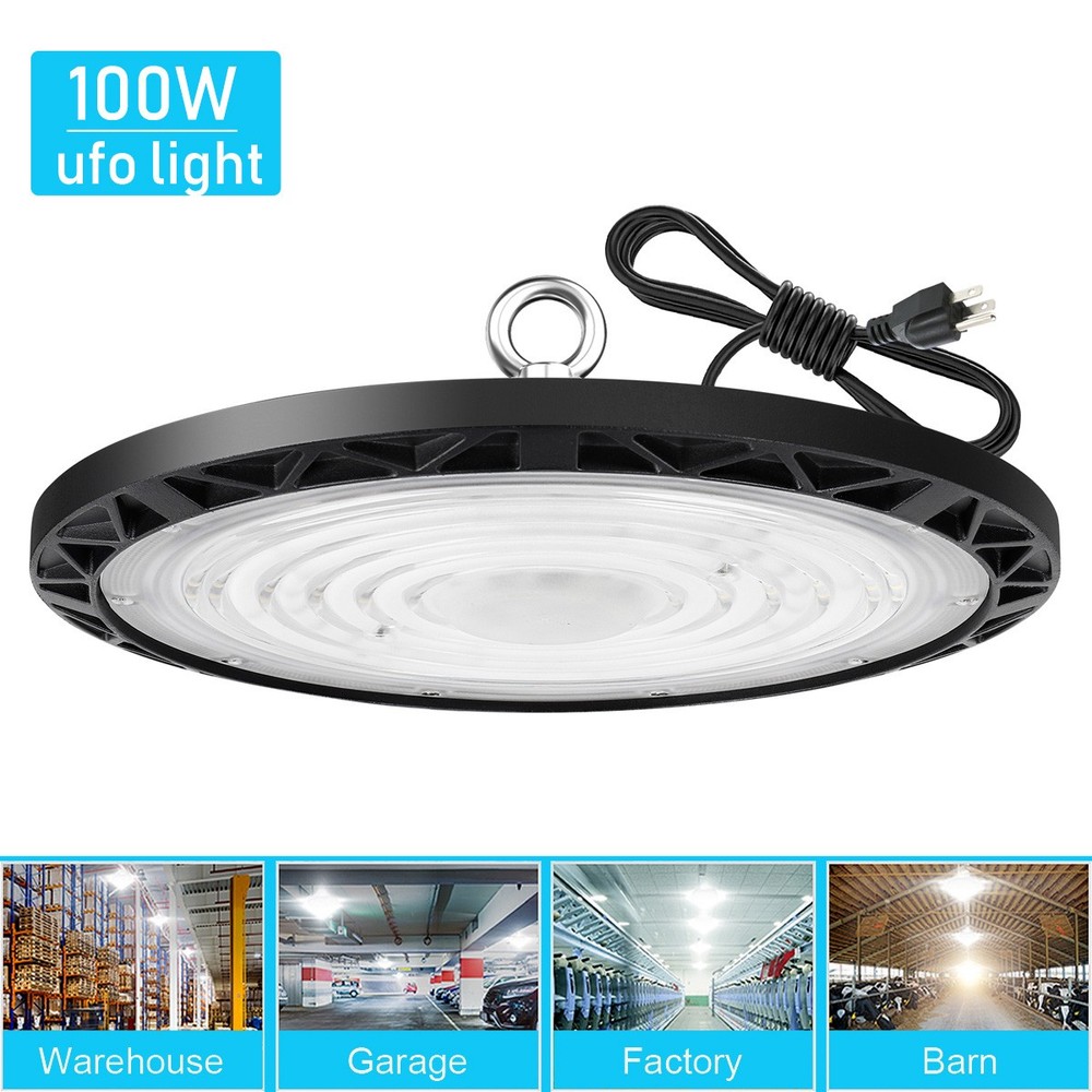 100W UFO Led High Bay Light Industrial Commercial Warehouse Shop Light 90-277V