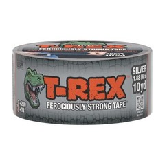2 pack T-Rex Ferociously Strong Gunmetal Gray Duct Tape, 1.88 in. x 10 yd.