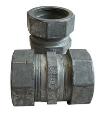 NEER TC-615 4″ Conduit Union Fitting Galvanized Lot of 5