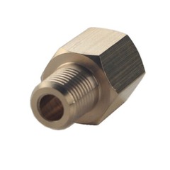 Brass 1/8 NPT Female to 1/8 BSPT Male Gauge Sensor Sender Thread Adapter Reducer