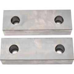 1 Pair Gibraltar Soft Steel Vise Jaws, Flat/No Step, 1-1/2″ Thick, for 6″ Vise