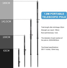 SMA26Plus GNSSBaseRover Colletcor RTK Receiver GPS Equipment Pole TripodTribrach