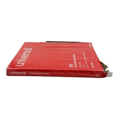 100 Count Universal Letter Size Laminating Pouches 5 mil Gloss Clear